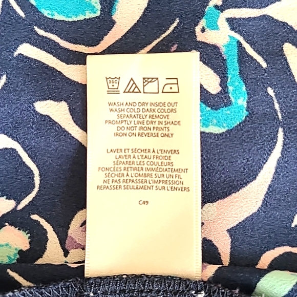 VAN HEUSEN Two Tone Blue Top XL - Picture 7 of 8